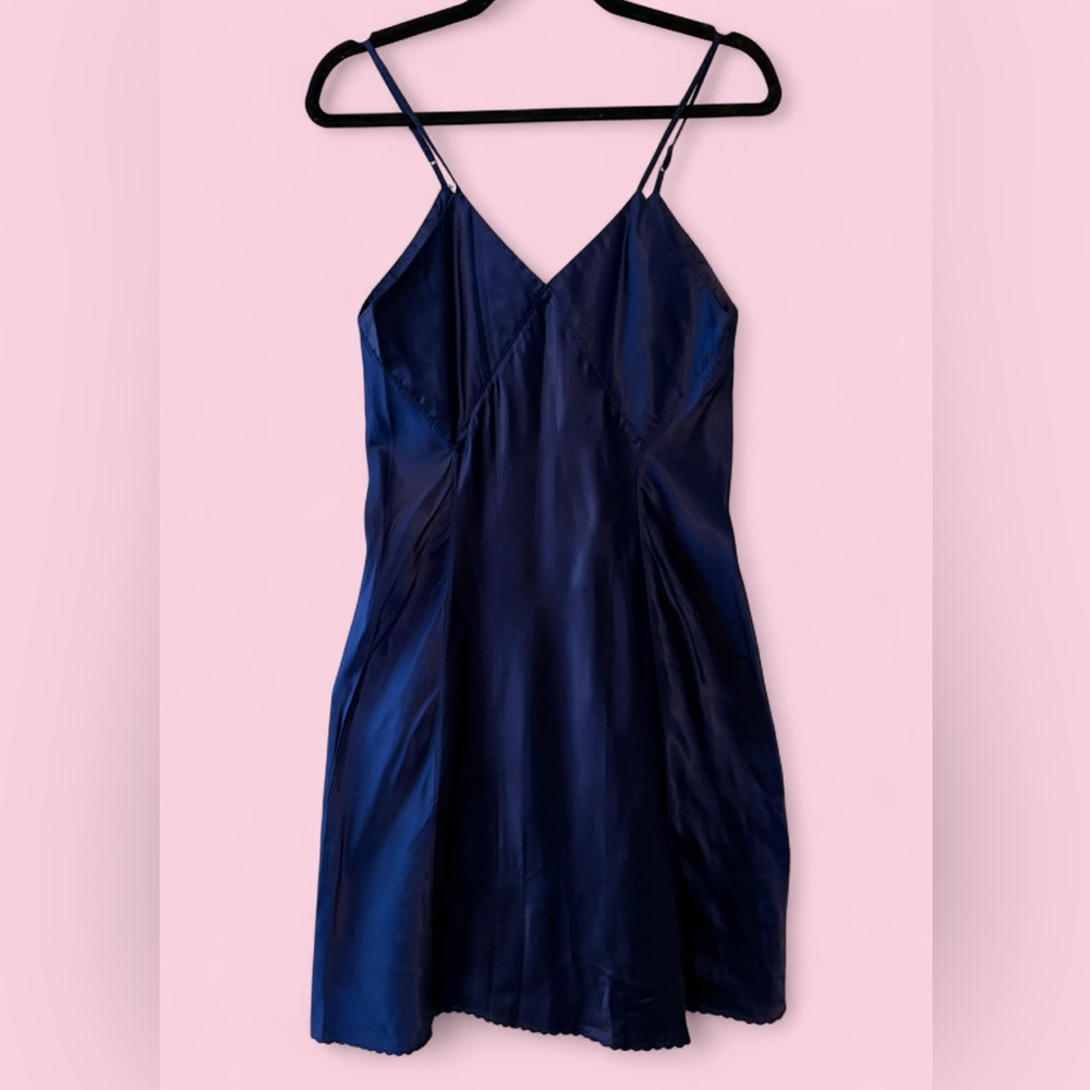 Elegant Navy Blue Chemise